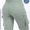 Pantalón Cargo de Mujer Drill Casual Elegante Recto Chelsy