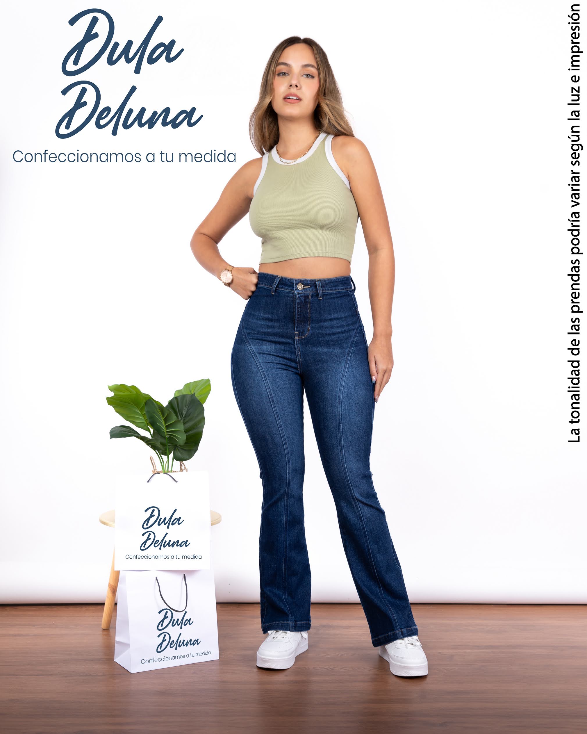 Pantalón Mujer Jean Flare Campana Casual Fiesta Bootcut