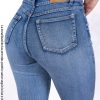 Pantalón Jean para Mujer Casual Fiesta Tiro Alto Recto Wide Leg