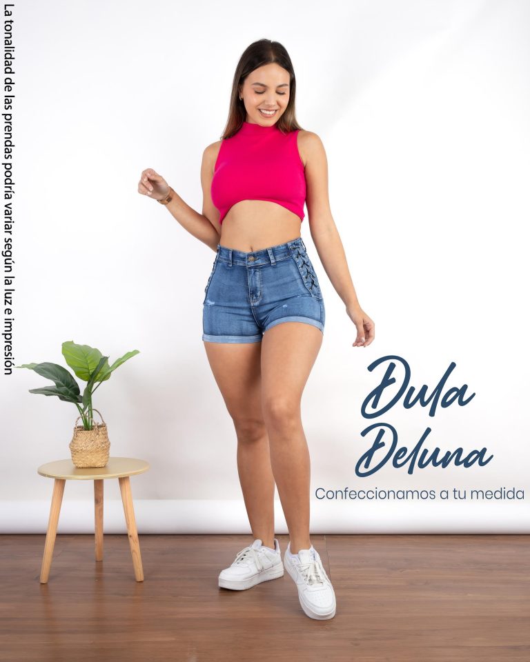 Short de Mujer Casual Verano Jean Stretch Tiro Alto Jaz