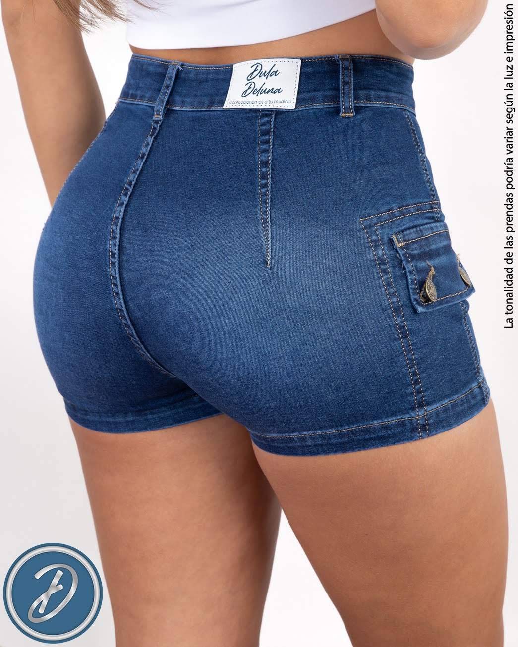 Short Jean para Mujer Stretch Casual Urbano con Bolsillos Kaela