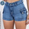 Short Jean de Mujer Stretch Casual Verano con Bolsillos Kaela