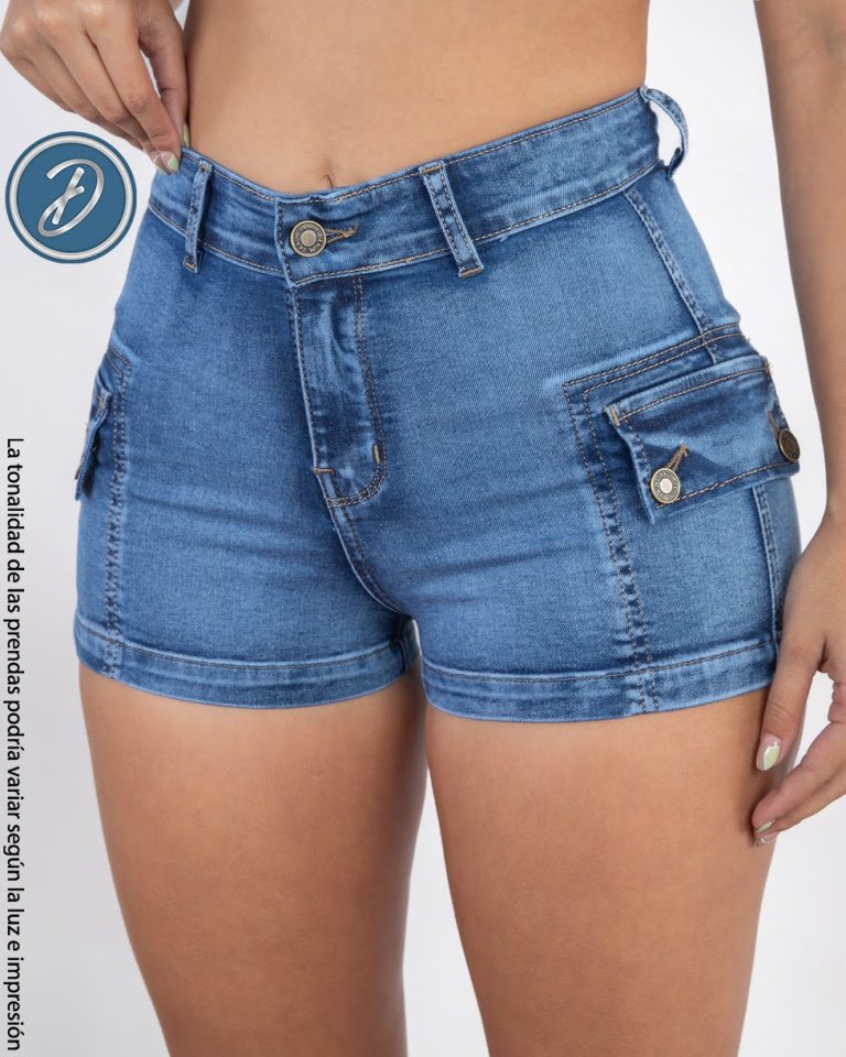Short Jean de Mujer Stretch Casual Verano con Bolsillos Kaela