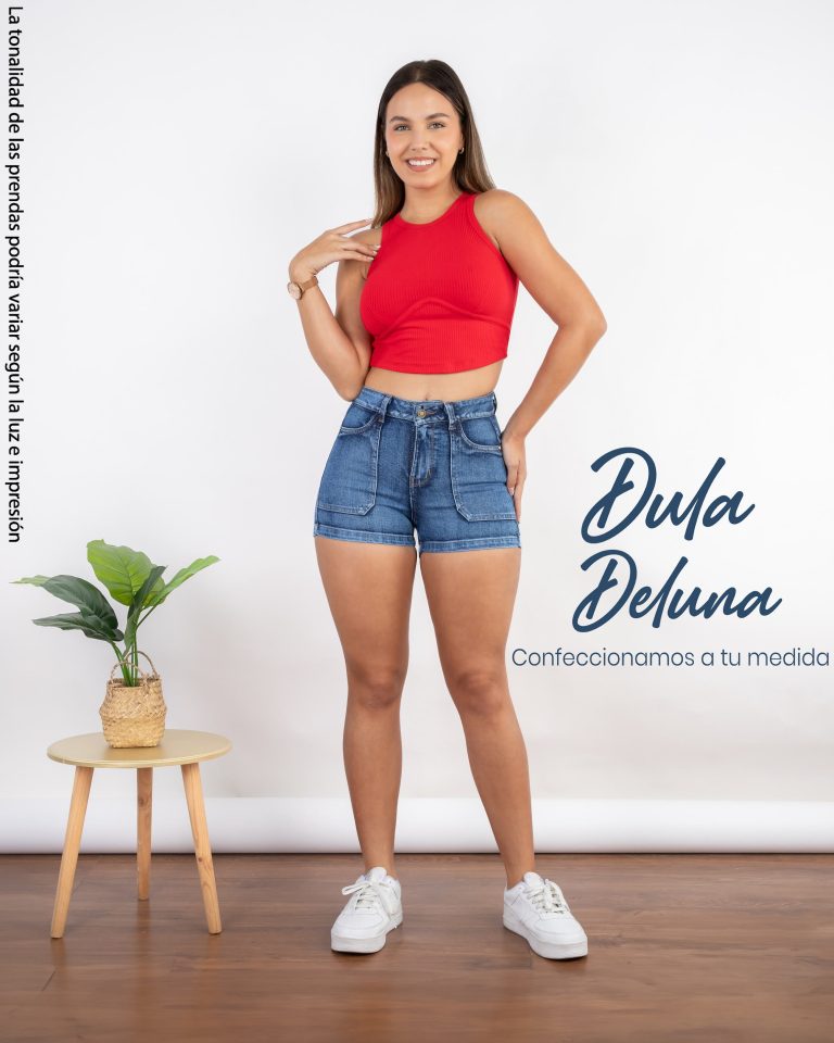 Short Jean para Mujer Stretch Casual Verano con Bolsillos Sirio