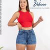 Short Jean de Mujer Stretch Casual Urbano con Bolsillos Sirio