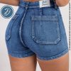 Short Jean Mujer Stretch Casual Elegante con Bolsillos Sirio