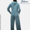 Conjunto Comfy Mujer Casual Diario Espiga Palazo + Hoodie Kristel
