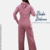 Conjunto Comfy Mujer Casual Urbano Espiga Palazo + Hoodie Kristel