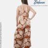 Conjunto Mujer Oficina Casual Seda Francesa Palazo + Top Tiras con Copa