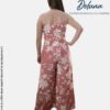 Conjunto Mujer Evento Casual Seda Francesa Palazo + Top Tiras con Copa