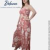 Conjunto para Mujer Verano Casual Seda Francesa Palazo + Top Tiras con Copa