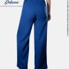 Pantalón Palazo Drapeado Mujer Casual Noche Batari Corrugado