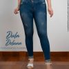 Pantalón Denim Mujer Rasgado Skinny Stretch Salida Casual