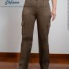 Pantalón Cargo de Mujer Casual Urbano Jean con Regulador