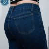 Pantalón Jean Mujer Salida Casual Recto Tiro Medio Freyka