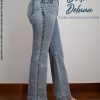 Pantalón Jean de Mujer Casual Urbano Palazo Recto Rayser