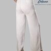 Pantalón Palazo Mujer Oficina Casual Lino Tiro Alto