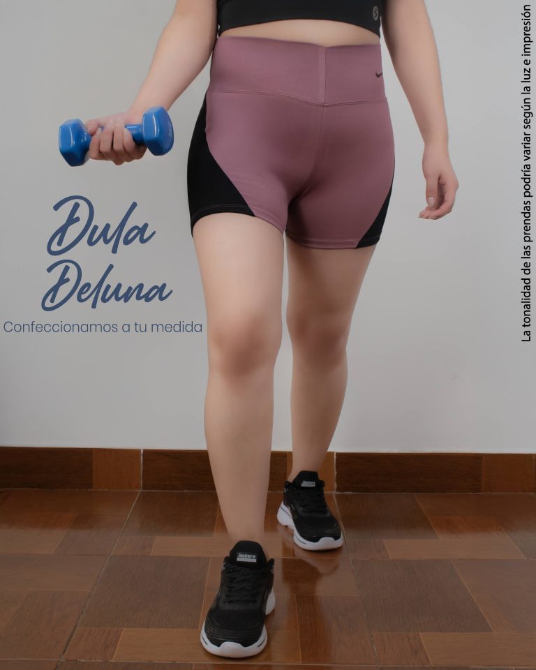 Short Suplex Nacional de Mujer Ejercicios Deportivo Bicolor
