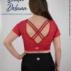 Crop Top Mujer Deportivo Gimnasio Suplex Colombiano Doble Violeta