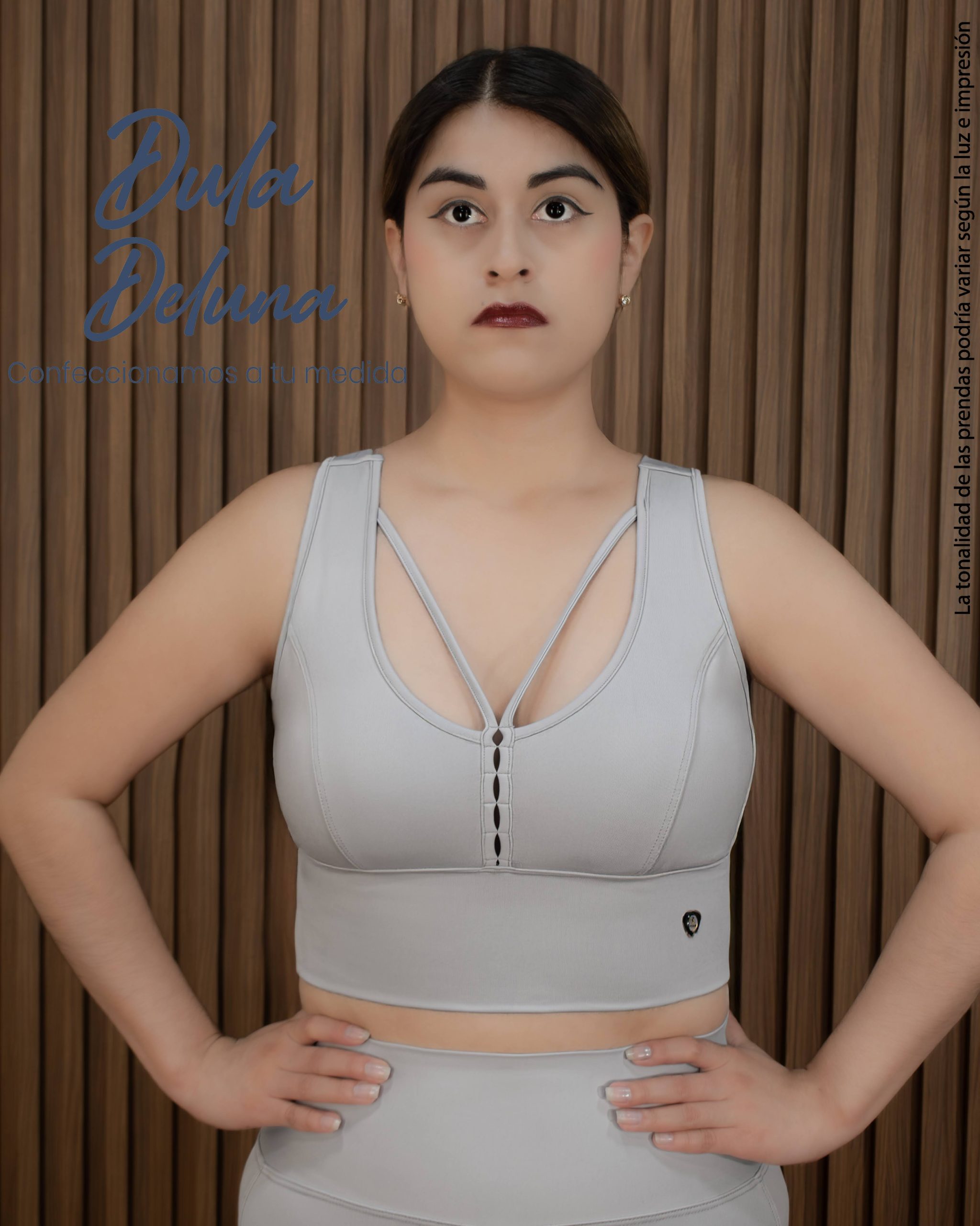 Crop Top de Mujer Deportivo Cómodo Suplex Colombiano Cruzadas Estela