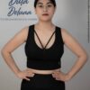 Crop Top de Mujer Deportivo Gimnasio Suplex Colombiano Cruzadas Estela