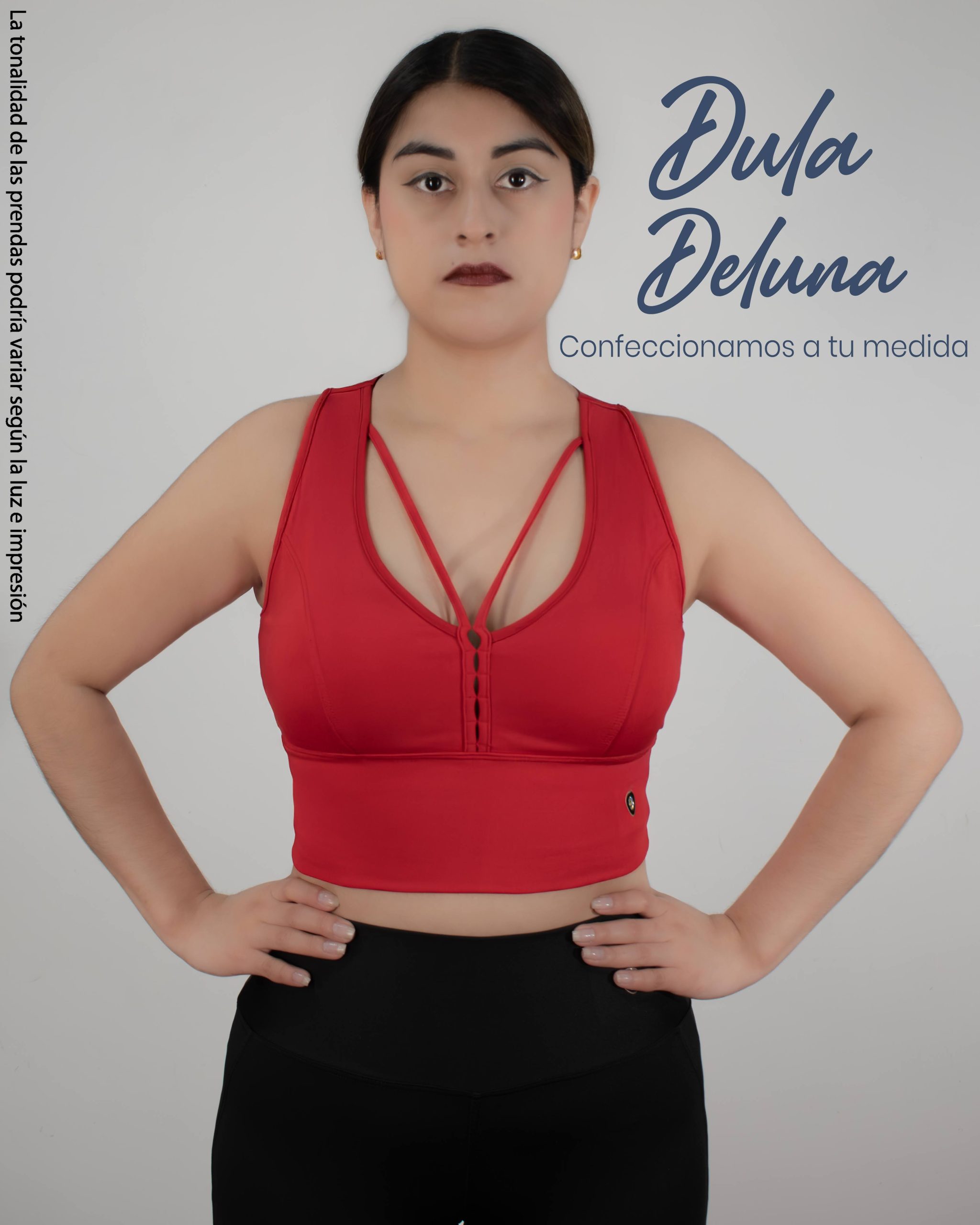 Crop Top de Mujer Deportivo Gym Suplex Colombiano Cruzadas Estela