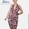 Vestido Corto para mujer Casual Diario Mujer Rib Delgado Estampado con Copa