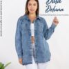Camisa Mujer Casual Elegante Jean Oversize Manga Larga Mujer