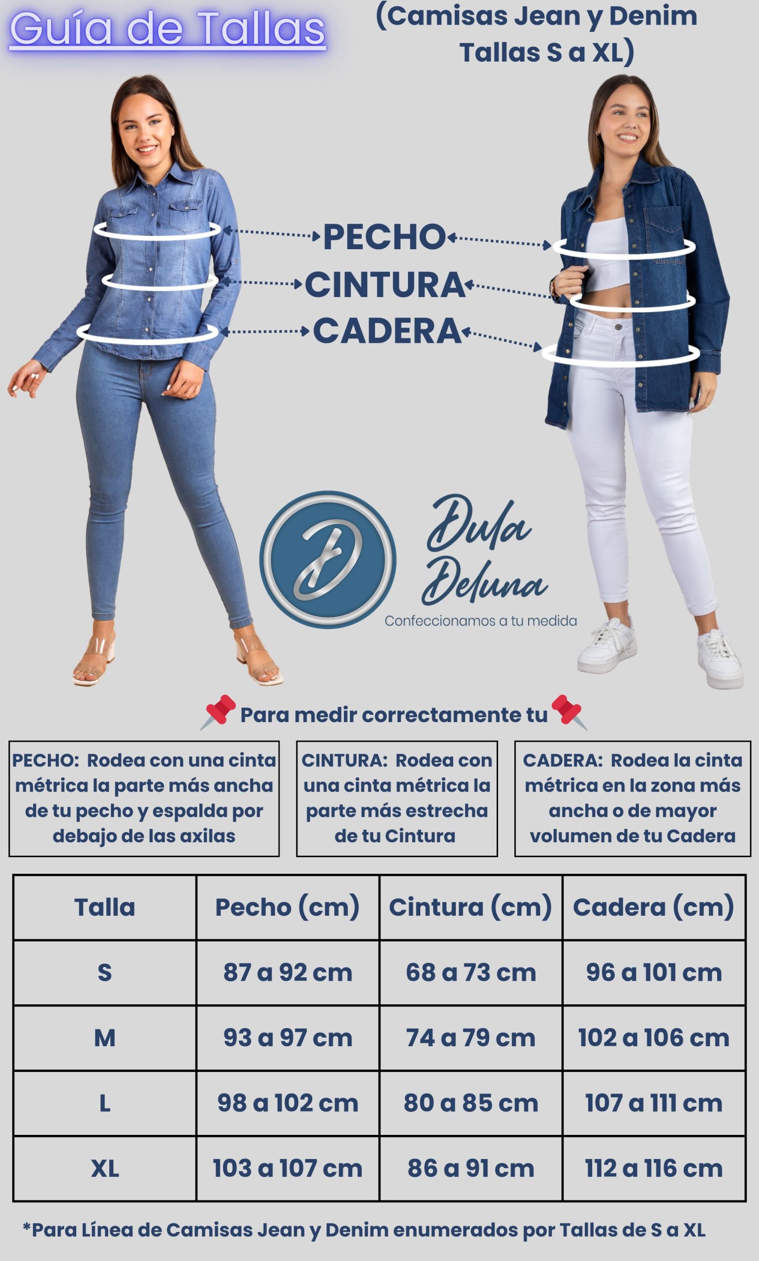 Camisas Jean y Denim