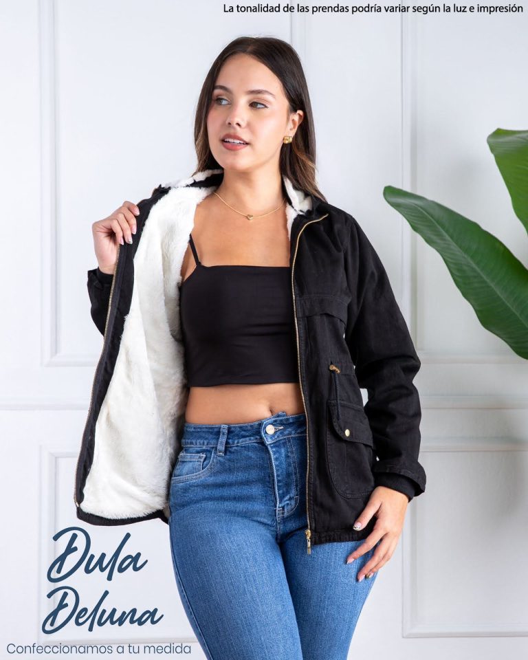 Casaca Abrigo de Mujer Casual Diario Drill Cotton con Capucha Zoe