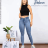 Pantalón Jean Mujer Skinny Stretch Casual Elegante Tiro Alto Yazmy
