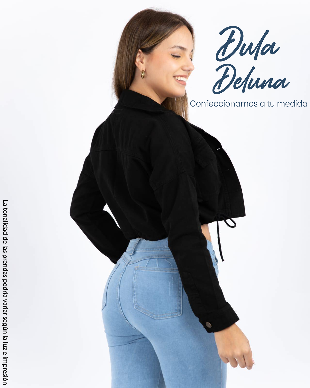 Casaca de Mujer Casual Elegante Drill Cargo Crop Ajustable Karime