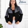Casaca para Mujer Casual Fiesta Jean y Franela con Capucha Parin
