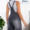 Overol Mujer Jean Wide Leg Casual Elegante con Tirantes Jannis