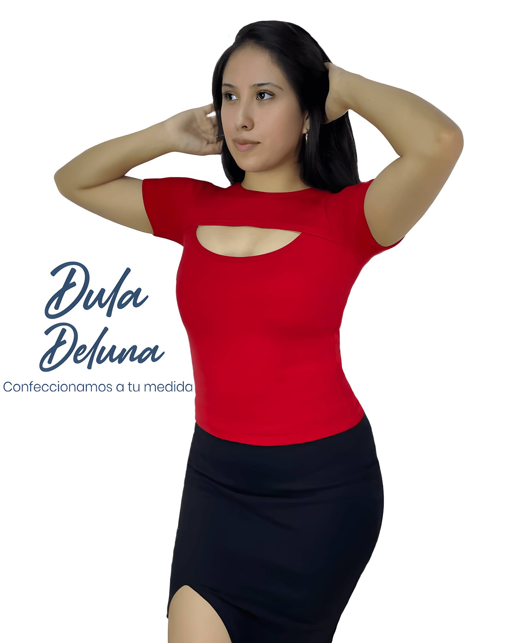 Blusa Polo de Mujer Casual Fiesta Rib Grueso Stretch Barco Gaviota