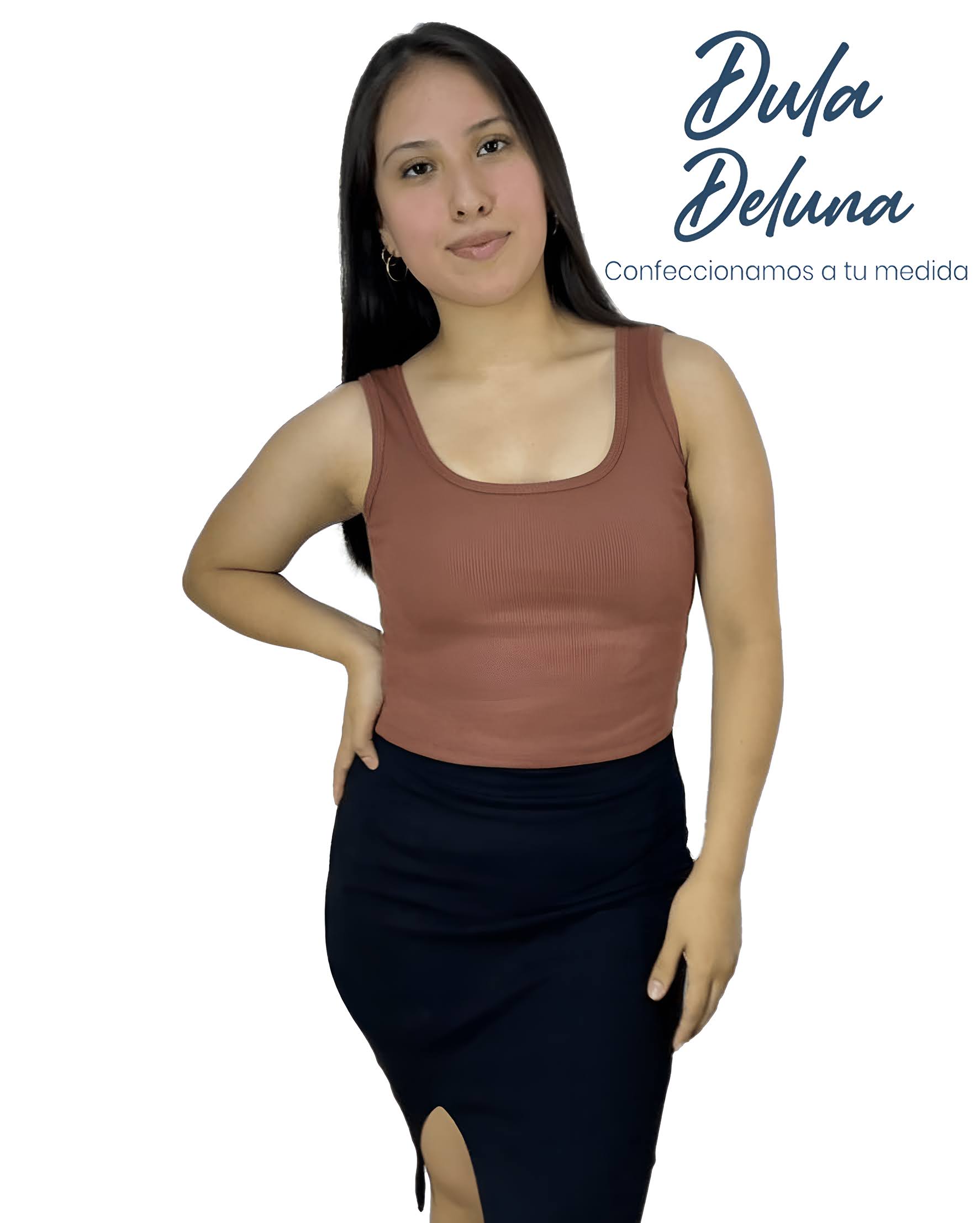 Blusa Polo de Mujer Casual Verano Rib Grueso Stretch Clásico