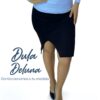 Falda de Mujer Casual Elegante Rib Grueso Stretch con Abertura