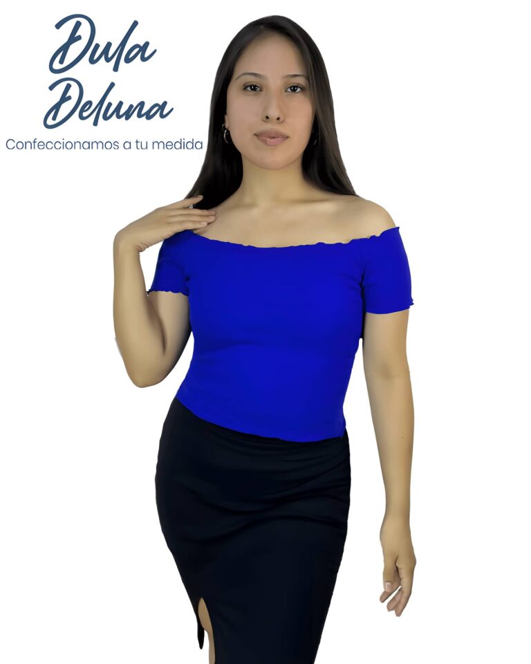 Polo Blusa Mujer Casual Fiesta Rib Grueso Stretch Rumbera
