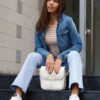 Cartera Crossbody Lusvi en Cuero Vacuno Genuino - Thumbnail Image 1