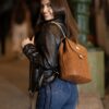 Mochila Cadena en Cuero Vacuno Genuino - Thumbnail Image 4