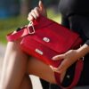 Cartera Crossbody Flor en Cuero Vacuno Genuino - Thumbnail Image 1