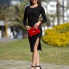 Cartera Clutch Harumi en Cuero Vacuno Genuino - Thumbnail Image 3