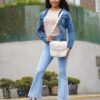Cartera Crossbody Lusvi en Cuero Vacuno Genuino - Thumbnail Image 4